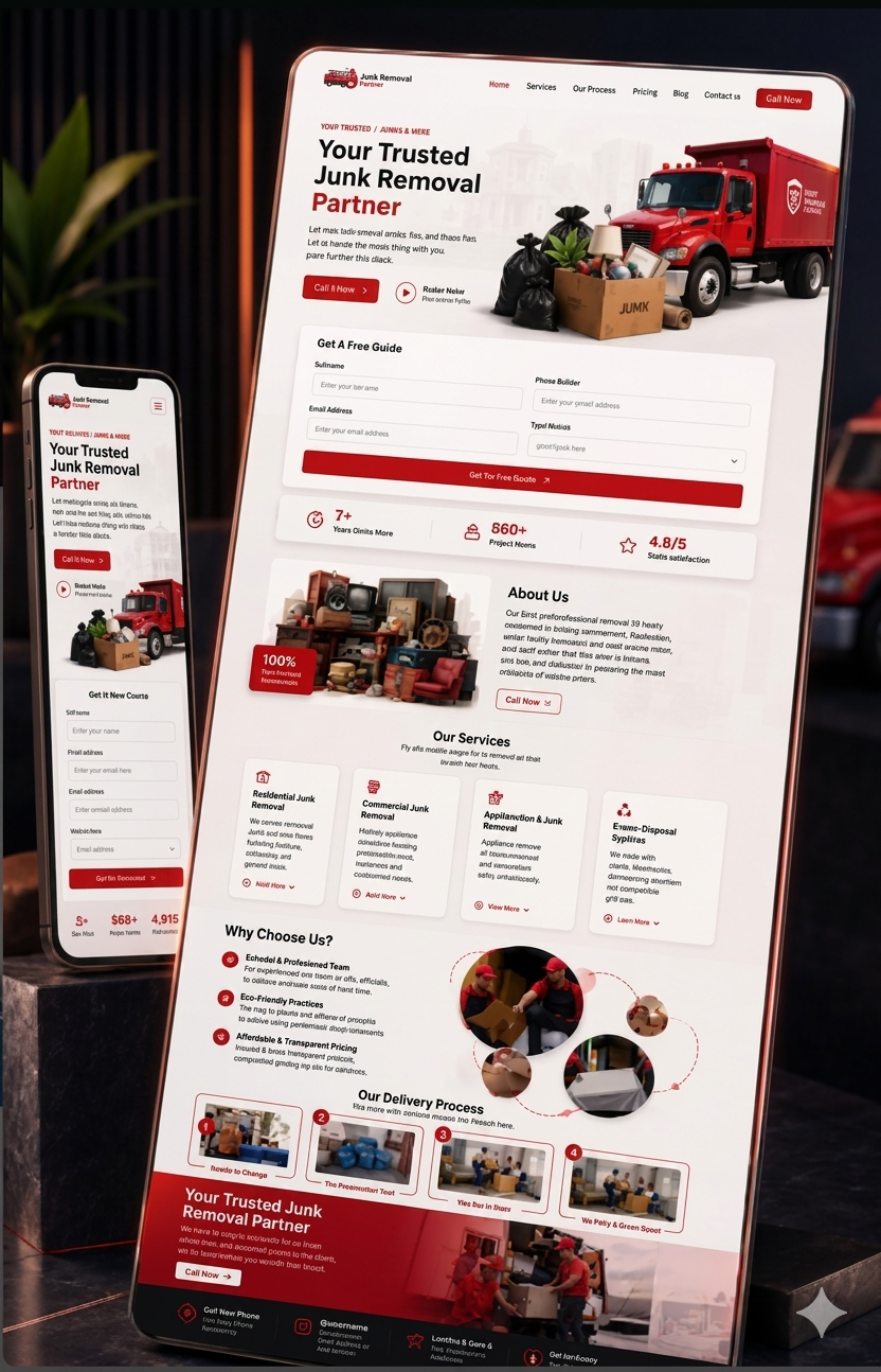Singh Junk Removal website
